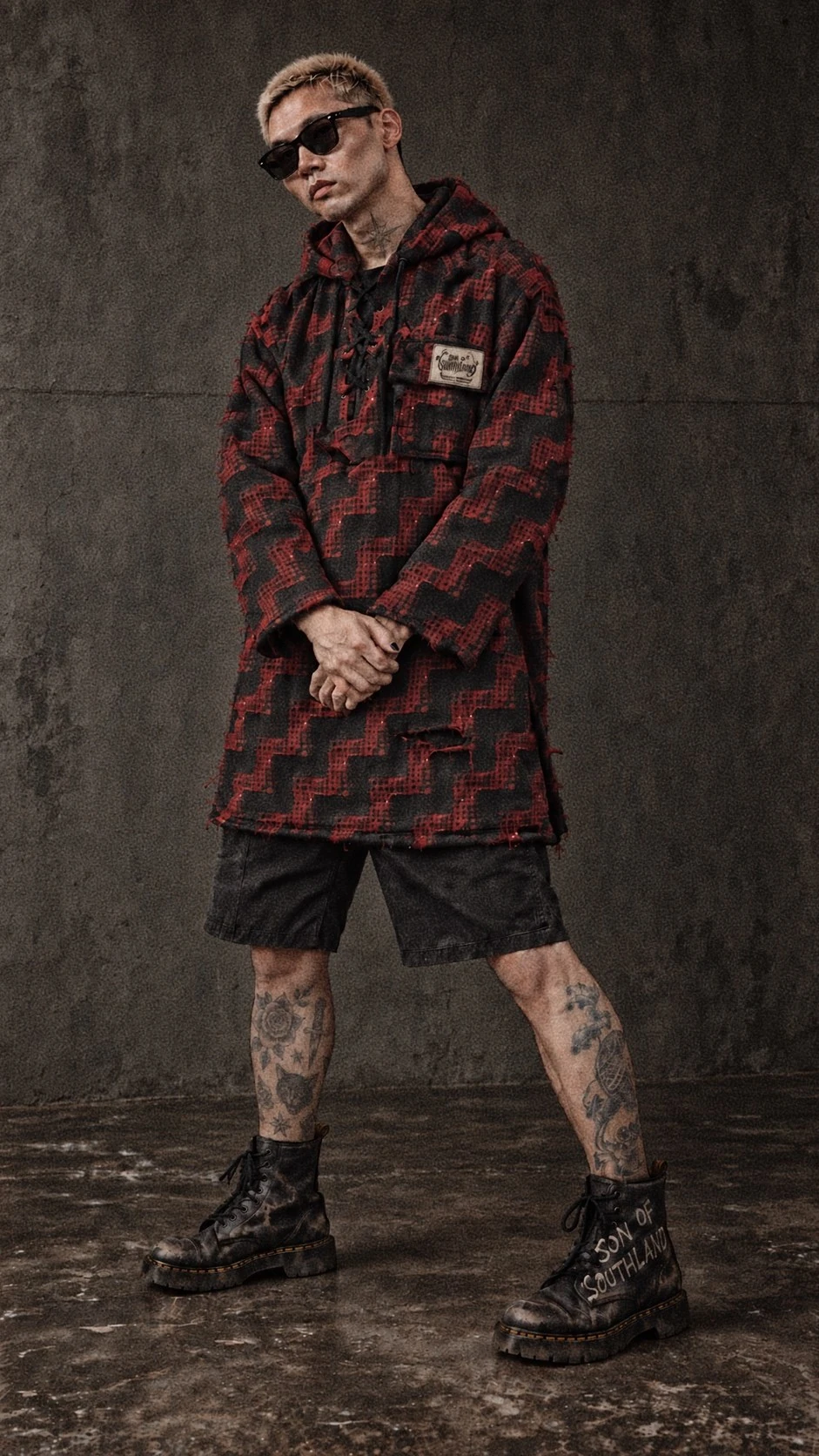 Fashion concept 041 — The long checked coat