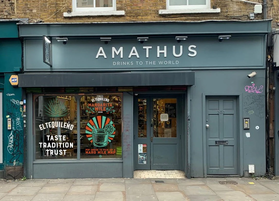 Window-display visualisation for Amathus Shoreditch.