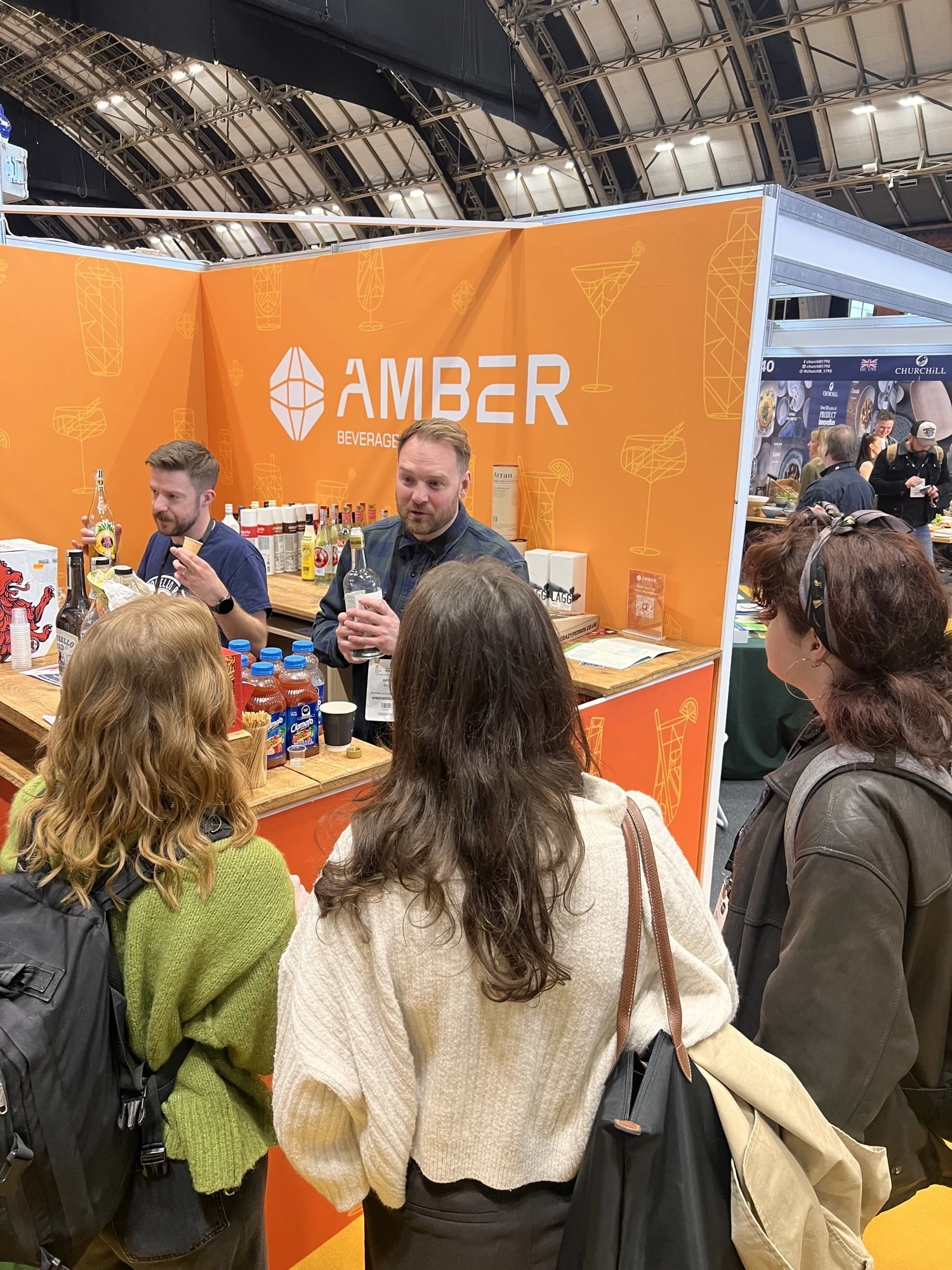 Visitors at the NRB 2026 stand.